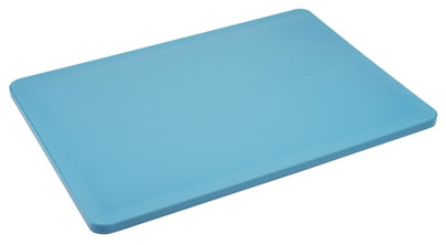 Contacto Schneidbrett aus Kunststoff, 35 x 25 cm, schwere Qualität, blau 