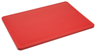 Contacto Schneidbrett aus Kunststoff, 35 x 25 cm, schwere Qualität, rot 