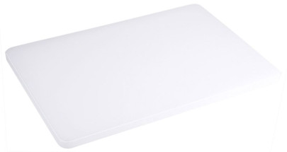 Contacto Schneidbrett aus Kunststoff, 35 x 25 cm, schwere Qualität, weiß 
