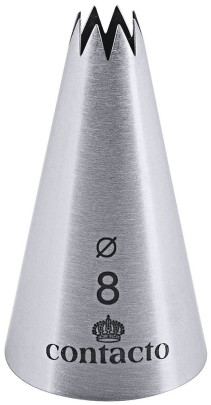 Contacto Sterntülle aus Edelstahl 8 mm 8,00