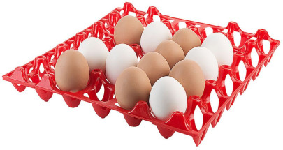 Contacto Tablett für 30 Eier, rot 