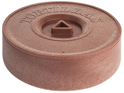 Contacto Tortilla Box Ø20,5 cm Polypropylen 1900 ml Höhe 6 cm mit Deckel, isolierend, mikrowellengeeignet, spülmaschinenfest, schwere Qualität 