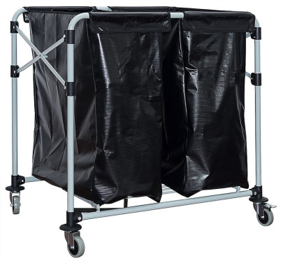 Contacto Wäschesammelwagen 150l doppelt 