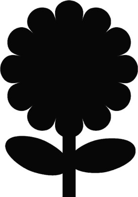 Contacto Wandtafel Motiv BLUME 