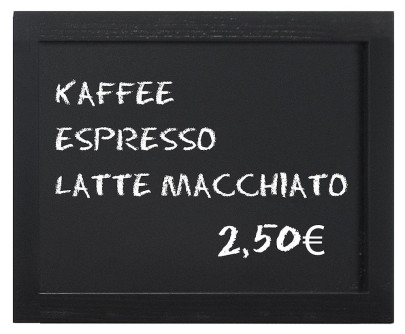 Contacto Wandtafel, schwarz 40 x 30 cm 