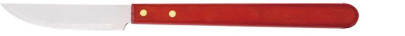 CS Kochsysteme BBQ Grillmesser mit Holzgriff, XXL, 38 cm, Klinge 14 cm, Griff 24 cm 