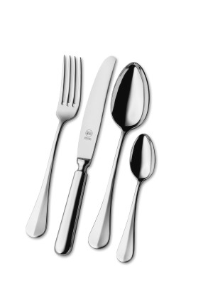 CS Kochsysteme Besteckset Baguette in der Geschenkbox, 24 Teile aus Edelstahl 