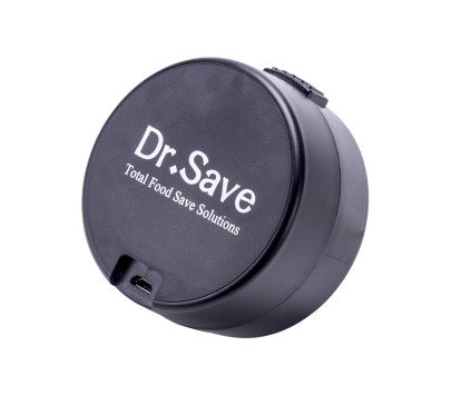 culinario Handvakuumierer Dr. Save in schwarz, aus Kunststoff, schnell und unkompliziert, mit Akku und USB-Ladekabel 