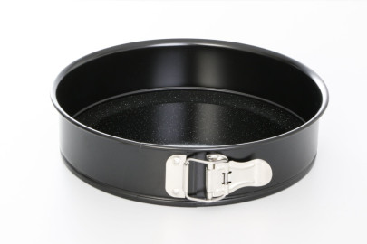 culinario Springform Ø26 cm, mit emailliertem Hebeboden, antihaft, schwarz, Made in Germany Springform 26 cm