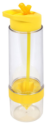 culinario Trinkflasche Fruit, BPA-frei, 650 ml Inhalt, gelb gelb