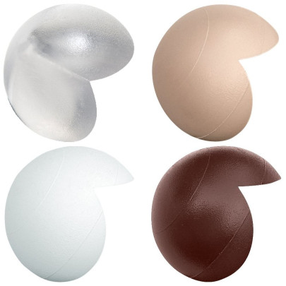 Danto® Eckenbumms Ø 25 mm, Eckenschutz, Kantenschutz, Eckenpuffer, aus Kunststoff, verschiedene Farben und Mengen zur Auswahl 