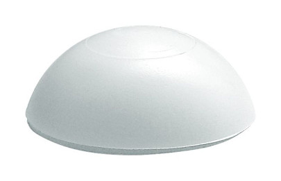 homeXpert Türpuffer HALBKUGEL weiß, Ø 32 mm Höhe: 13 mm, aus Kunststoff weiß | Anzahl: 1 Stück