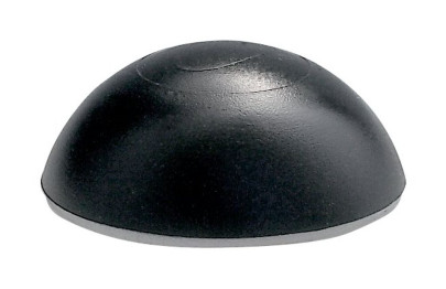 homeXpert Türpuffer HALBKUGEL schwarz, Ø 32 mm Höhe: 13 mm, aus Kunststoff schwarz | Anzahl: 1 Stück
