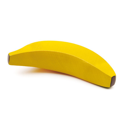 Erzi Banane, Spielzeug-Banane, Holz-Banane, Kaufladenzubehör 