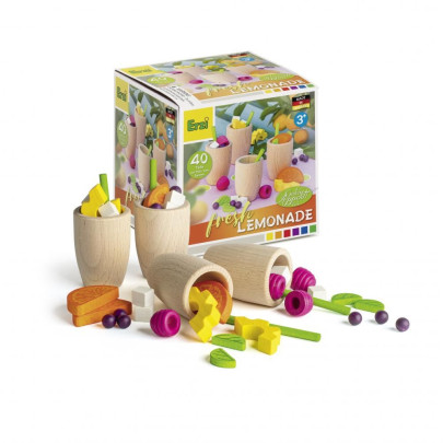 Erzi Sortierung Fresh Lemonade, Kinder Holz Spielzeug für Markt und Spielzeugküche 