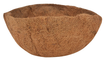 Esschert Design Ersatzeinlage Hanging Basket Ø 35 cm, Höhe 14 cm, Kokoseinlage, Hängekörbchen, Naturkorb 