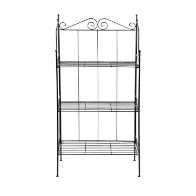 Esschert Design Faltbare Garten Etagere B56,5xT26xH110cm, Schuhregal, Blumen Etagere, stabiles Regal für Blumentopf, Blumenkasten, Pflanzkasten 