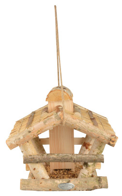 Esschert Design Futterhaus, Vogelhaus aus Birke 