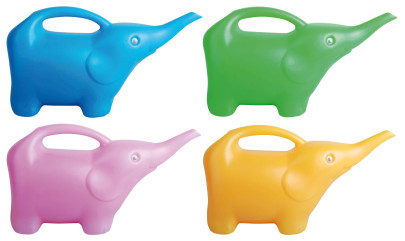 Esschert Design Gießkanne, Wasserkanne Motiv Elefant, 1 Stück, sortiert, ca. 28 cm x 12 cm x 16 cm 
