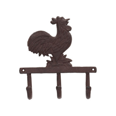 Esschert Design Haken dreifach Hahn 