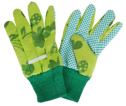 Esschert Design KG110 Kinderhandschuhe, Anzahl wählbar, Gartenhandschuhe für Kinder in grün, mit Noppen, ca. 11 x 0,9 cm x 20 cm 