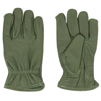 Esschert Design Kuhlederhandschuhe grün M 