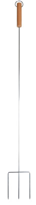 Esschert Design Marshmallow-Spieß mit Holzgriff, ca. 9,2 cm x 2,2 cm x 75 cm 