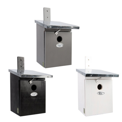 Esschert Design Nistkasten, Vogelhaus Kohlmeisen, ca. 17 cm x 21 cm x 33 cm, verschiedene Farben 