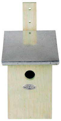 Esschert Design Nistkasten, Vogelhaus Staren aus Holz, ca. 19 cm x 23 cm x 39 cm 