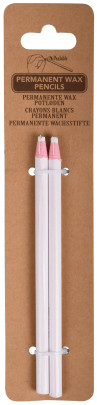 Esschert Design permanente Wachsstifte, 2er Set, aus dem Material "Wachs und Papier", 0,8 x 0,8 x 16,5 cm 