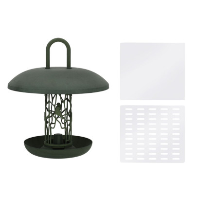Esschert Design Recyceltes 3-1 Silo mit Schale 