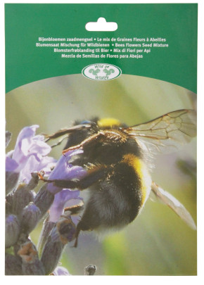 Esschert Design Saatmischung für Wildbienen, Bienenfutter, Futter, Saat für Bienen Anzahl: 1 Stück