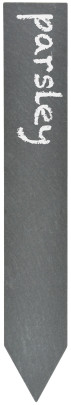 Esschert Design Schiefer Pflanzschild, 6er Set, aus dem Material "Schiefer", 19,5 x 3,1 x 4,0 cm 