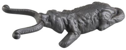 Esschert Design Stiefelknecht aus Gusseisen,Motiv Hund, 12 x 27 x 7,8 cm Hund