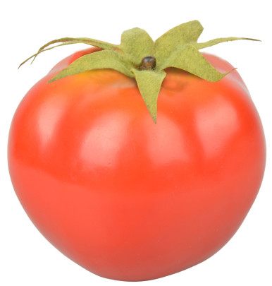 Esschert Design Tomate aus Kunststoff, 7,6 x 7,3 x 6,3 cm, Dekoration, Deko-Gemüse, naturgetreues Dekolebensmittel 