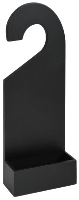 Esschert Design Türhänger Memoboard mit Kreide und kleinem Fach, 10,0 x 4,8 x 26,0 cm, zum Aufhängen an Tür oder Haken 