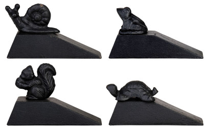 Esschert Design Türkeil, Türstopper, verschiedene Tiermotive, 1 Stück, sortiert, ca. 16 cm x 6,8 cm x 7,8 cm 