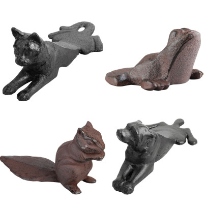 Esschert Design Türstopper, Türpuffer aus Gusseisen, verschiedene Motive 