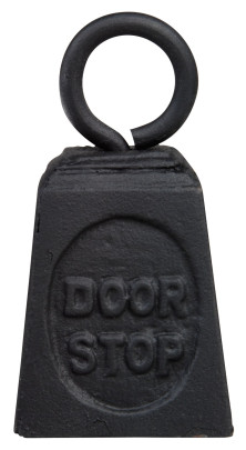Esschert Design Türstopper, Türpuffer Motiv Gewicht, ca. 6,8 cm x 6,8 cm x 13 cm Anzahl: 1 Stück