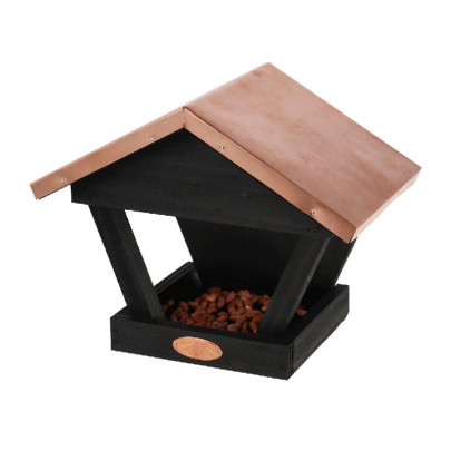 Esschert Design Wandfutterhaus schwarz Kupfer 