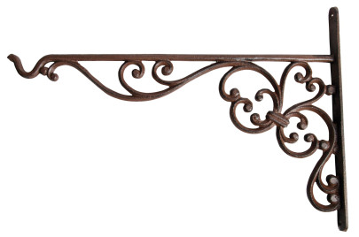 Esschert Design Wandhaken, Blumenhaken für Blumenampel, Hängekörbe, verschiedene Größen 