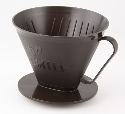 Fackelmann Filterbehälter Nr.4 für Kaffeefilter, Kunststoff-Kaffeefilter 