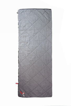 Grüezi bag WellhealthBlanket Wool (DELUXE) Schlafsack & Wolldecke 2-in-1, kuschelig weich und warm, Körpergröße bis 200 cm, 200x150cm, Packmaß Ø 14 x 