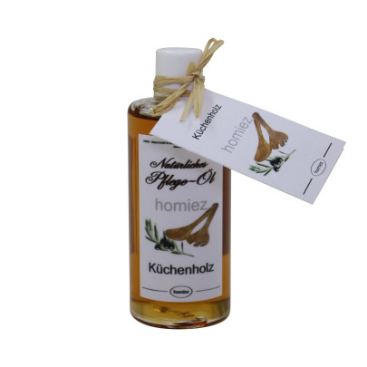 Homiez Pflege-Öl für Holz, 125 ml, natürliches Holz-Finish 