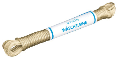 homiez Wäscheleine mit Vollstahleinlage Länge wählbar, Stärke 2,7 mm 