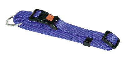 Hunde-Halsband MIAMI, blau, 10 mm, verstellbar 20 - 35 cm blau | 20 bis 35 cm