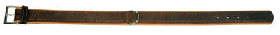 Hunde-Halsband VEGAS HQ, 35 mm / 50 cm braun braun | 5000