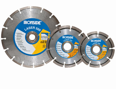 IRONSIDE Diamant-Trennscheibe Typ Laser 500 Ø 230 mm, Stärke 2,5/6 mm 