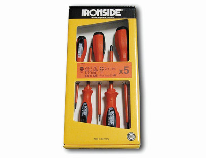 IRONSIDE Schraubendreher-Set, Schraubenzieher VDE 5-teilig 2500 