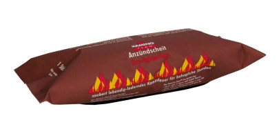 15 Stück KaminoFlam® Anzündscheit, 2h Brenndauer - Dauerbrenner für Kaminfeuer Anzahl: 15 Stück